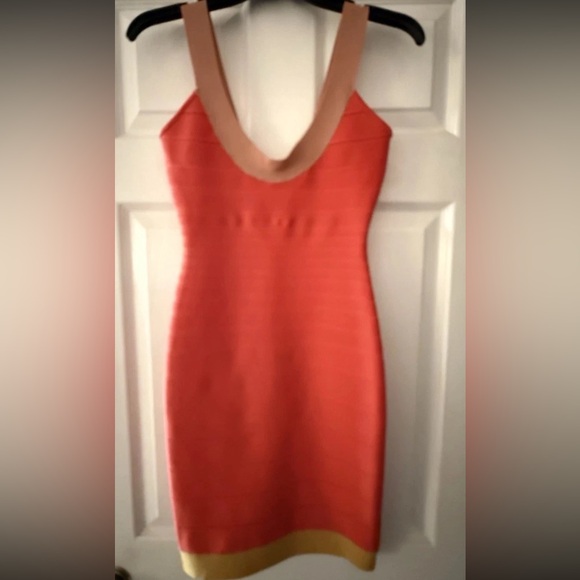 Herve Leger Tasha Bandage Dress Small $1200 - Picture 6 of 10